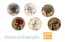 Load image into Gallery viewer, NEW! Botanicals shawl pins
