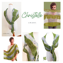 Load image into Gallery viewer, Christelle shawl pattern