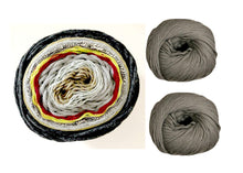 Load image into Gallery viewer, JuJu shawl, knit kit