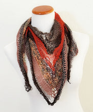 Load image into Gallery viewer, Fall into fall shawlette pattern