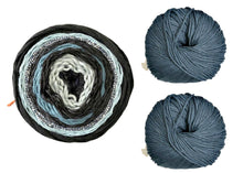 Load image into Gallery viewer, JuJu shawl, knit kit