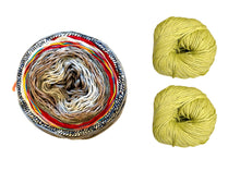 Load image into Gallery viewer, JuJu shawl, knit kit