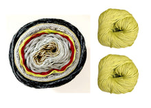 Load image into Gallery viewer, JuJu shawl, knit kit