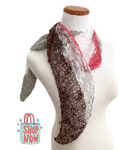 Load image into Gallery viewer, Leaning shawl, sample - yarnz2GO.com