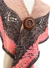 Load image into Gallery viewer, Large wooden shawl pin