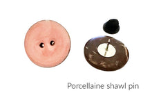 Load image into Gallery viewer, Porcelaine shawl pins