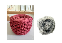 Load image into Gallery viewer, Faux Fur Cloche & cowl