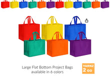 Load image into Gallery viewer, Project bags, Large Flat Bottom