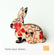 Load image into Gallery viewer, NEW! Rabbit shawl pins