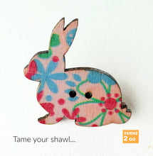 Load image into Gallery viewer, NEW! Rabbit shawl pins