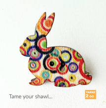 Load image into Gallery viewer, NEW! Rabbit shawl pins