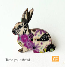Load image into Gallery viewer, NEW! Rabbit shawl pins