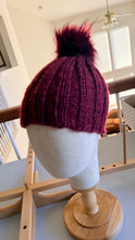 Load image into Gallery viewer, Ribbed hat & mitts set, use coupon code
