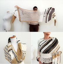 Load image into Gallery viewer, Line by line shawl pattern