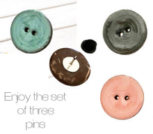 Load image into Gallery viewer, Porcelaine shawl pins