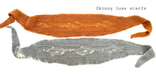 Load image into Gallery viewer, Skinny luxe scarf pattern