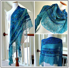 Load image into Gallery viewer, Sophe shawl, knit kit