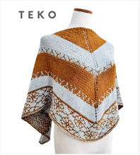 Load image into Gallery viewer, Teko shawl, pattern - yarnz2GO.com