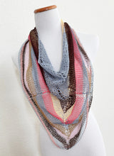 Load image into Gallery viewer, Ten-spot triangle shawl