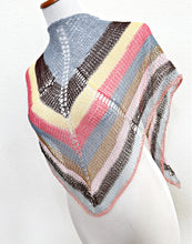 Load image into Gallery viewer, Ten-spot triangle shawl