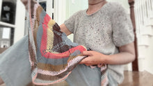 Load image into Gallery viewer, Ten-spot triangle shawl