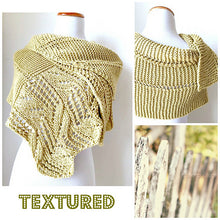 Load image into Gallery viewer, Textured eBook with 3 shawls