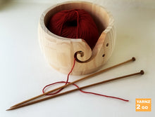 Load image into Gallery viewer, Wooden yarn bowls