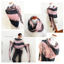 Load image into Gallery viewer, Adina shawl pattern