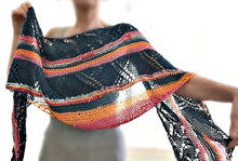 Load image into Gallery viewer, JuJu shawl, knit kit
