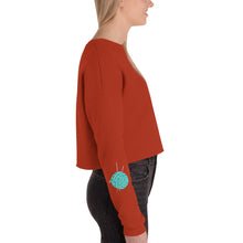 Load image into Gallery viewer, Crop Fleece Sweatshirt