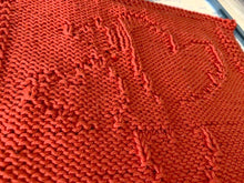 Load image into Gallery viewer, 4 Hearts square, knit kit