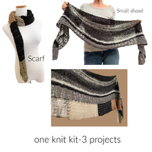 Load image into Gallery viewer, AJour shawl, 3 in 1 pattern