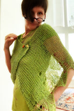 Load image into Gallery viewer, Granny Smith Apple wrap, pattern - yarnz2GO.com