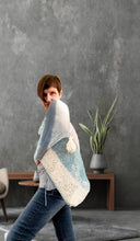 Load image into Gallery viewer, Blue Hues shawl