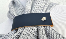 Load image into Gallery viewer, Double sided vegan shawl cuffs