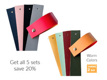 Load image into Gallery viewer, Double sided vegan shawl cuffs