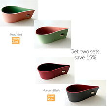 Load image into Gallery viewer, Double sided vegan shawl cuffs