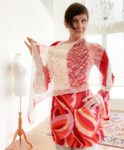 Load image into Gallery viewer, NEW! Lipstick & powder shawl pattern