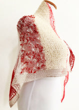Load image into Gallery viewer, Lipstick and powder shawl - yarnz2GO.com