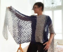 Load image into Gallery viewer, Casual Delft shawl, pattern - yarnz2GO.com