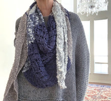 Load image into Gallery viewer, Casual Delft shawl, pattern - yarnz2GO.com