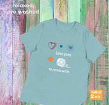 Load image into Gallery viewer, Create with yarn, relaxed T-Shirt
