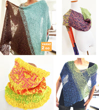 Load image into Gallery viewer, Textured shawls & cowls, e-book - yarnz2GO.com
