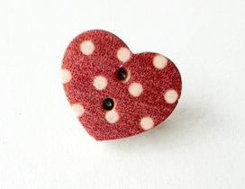 Heart dot, shawl pins