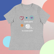 Load image into Gallery viewer, Create with yarn, relaxed T-Shirt