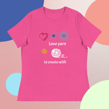 Load image into Gallery viewer, Create with yarn, relaxed T-Shirt