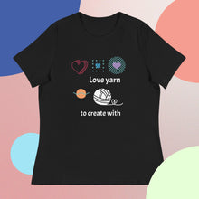 Load image into Gallery viewer, Create with yarn, relaxed T-Shirt
