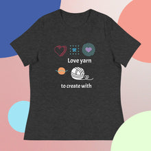 Load image into Gallery viewer, Create with yarn, relaxed T-Shirt