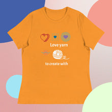 Load image into Gallery viewer, Create with yarn, relaxed T-Shirt
