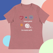 Load image into Gallery viewer, Create with yarn, relaxed T-Shirt